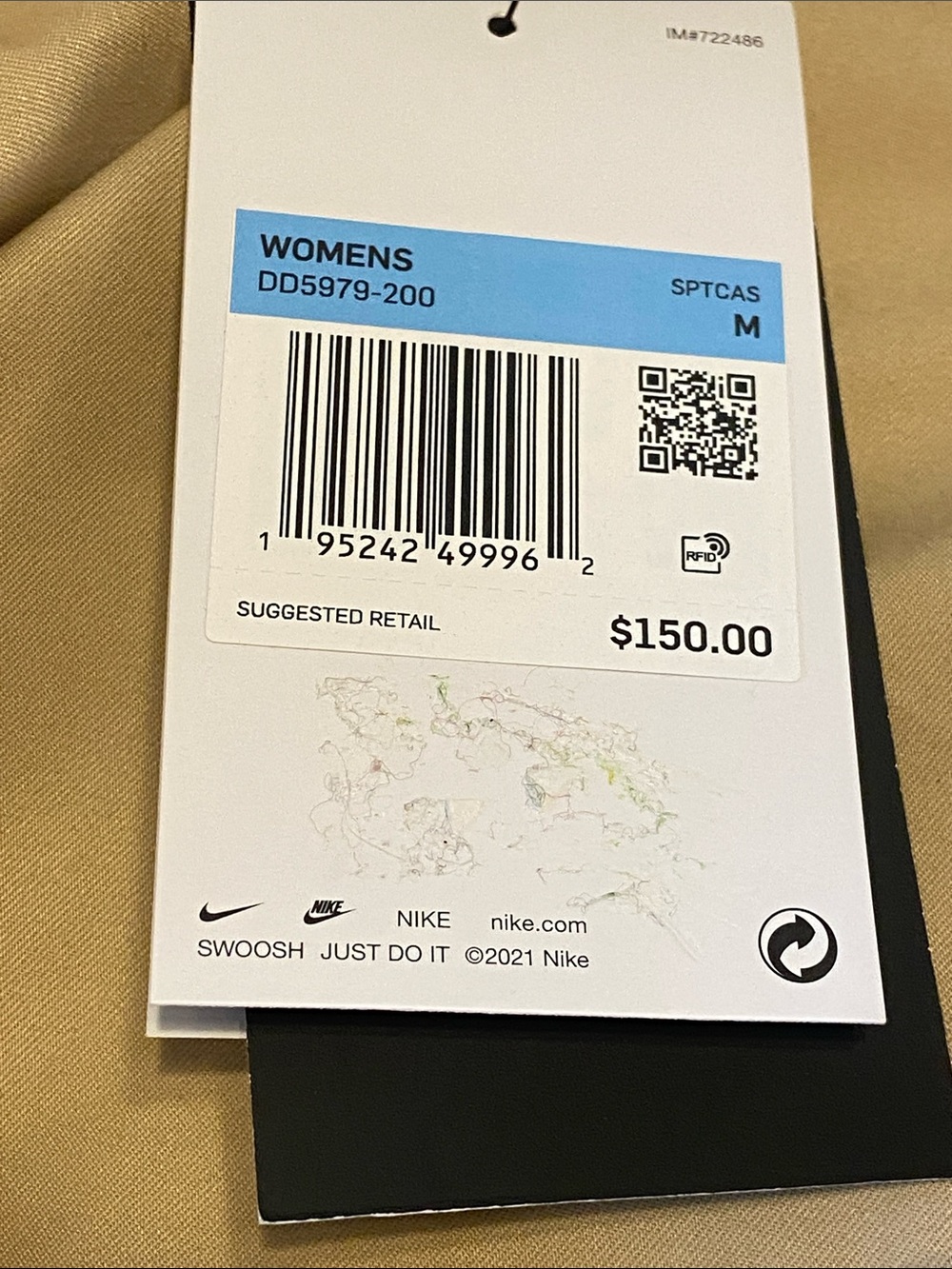 Nike Women's Sportswear M65 Ess Tan Jacket Parka NWTS Size Medium - Picture 8 of 13